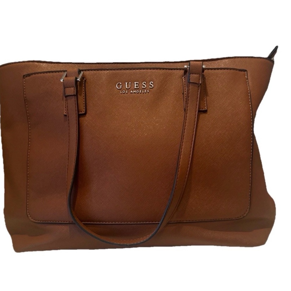 Guess Brown Large Y2K style Tote Bag Purse